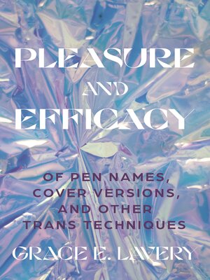 cover image of Pleasure and Efficacy